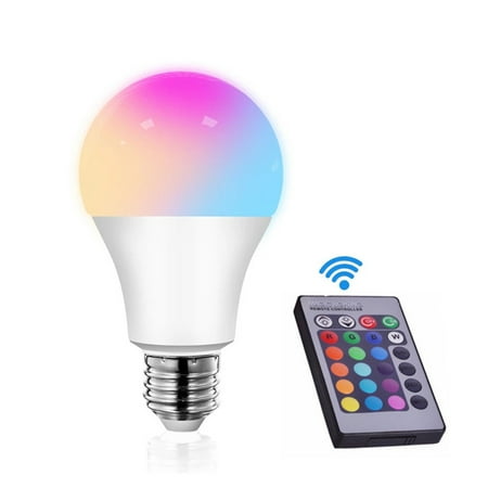 

Lomubue 220V LED Bulb RGB Color Multi-gear Adjustment Good Conductivity Color Changing Light Bulb for Party