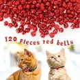 thumbnail image 2 of 120pcs Small Jingle Bells, NOGIS 0.6 Inch Red Small Craft Bells Bulk, Christmas Bells for Crafts with Loud Sound for Christmas Party Decorations, DIY Crafts, 2 of 7