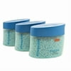 3 Aquafina Bath Salts 8.34oz Each Rejuvenate Scented Blue Salt Effervescent Spa