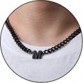 thumbnail image 1 of A-z N Chain Necklace For Boys Men Women Letter Pendant Less Steel 6.5mm 18+2 Inches Jewelry, 1 of 5