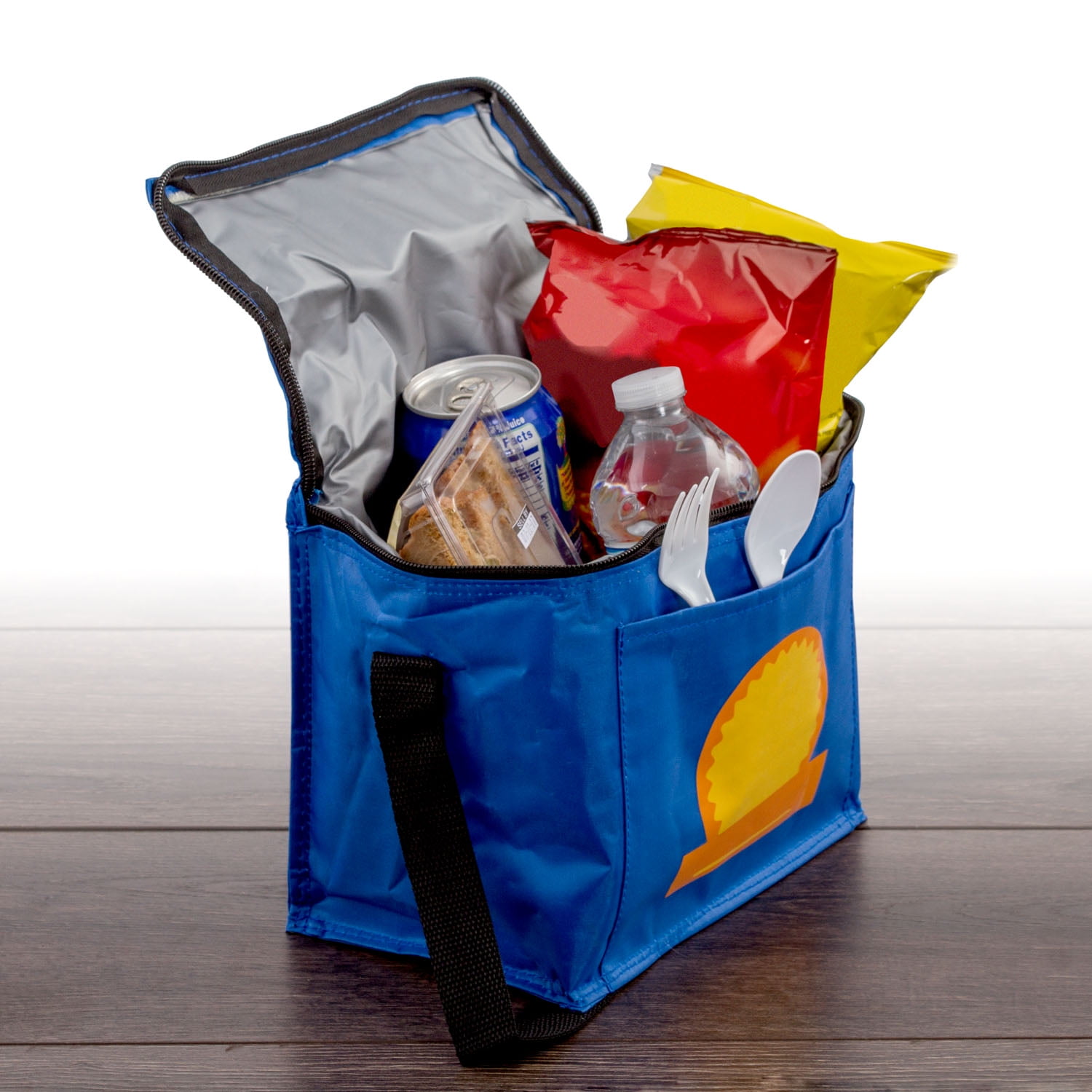 Vinyl Insulated Lunch Cooler Bag Tote