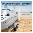 thumbnail image 5 of Boat Trailer Rails 43' Adjustable, 2PCS Galvanized Steel Trailer Poles with PVC Pipes for Ski, Fishing, Sailboat - Loading & Transport, 5 of 7