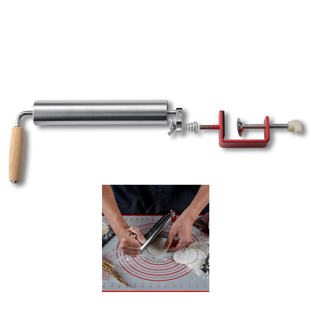 Details about   Stainless Rolling Pin for Baker Cookie Dough Noodles Kitchen Roller Good Quality