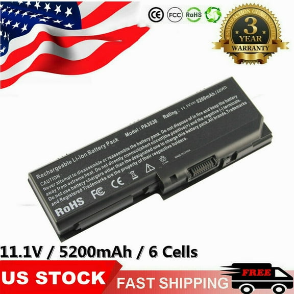 Battery for TOSHIBA Satellite PA3536U-1BRS L350 L355 L355D P200 P205 P305 X200