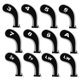 thumbnail image 1 of Sonducket Paquete de 12 fundas de cabeza de golf de amplia compatibilidad, fundas de malla de calle, fundas de tela para regalo, accesorios para Putter, Golf Blanco Sonducket OD001000-02, 1 of 6