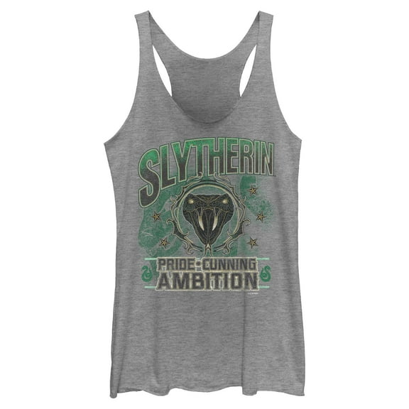 Womens Harry Potter Slytherin Pride and Ambition Racerback Tank
