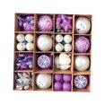 thumbnail image 4 of Juego de 64 Piezas de Adornos Navideños, Adornos para El de Navidad, Artículos para Fiestas, Manualidades, Decoración de Mesa DIY, Brillantes Ad Estilo C, 4 of 8