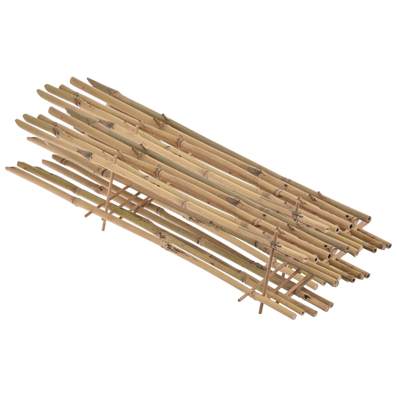 Bamboo Plant Trellis 10 Pieces Natural Bamboo Stakes Practical