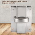 thumbnail image 2 of Indicator Door Lock  Toilet Door Indicator   Toilet Door Indicator Lock  Privacy Door Indicator Lock  Vacant Engaged Door Lock Bathroom Toilet Privacy  Door Lock With Vacant, 2 of 8