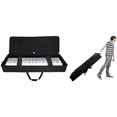 thumbnail image 2 of Rockville Rolling Bag 76 Key Keyboard Case w/Wheels+Trolley Handle+Large Pocket V2, 2 of 4