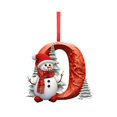 thumbnail image 1 of Adornos navideños de acrílico plano con 26 letras en 2D para árbol de Navidad, decoración para el hogar, regalos navideños, 1 of 8