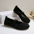 thumbnail image 6 of Women's Mary Jane Ballet Flat Shoes Arch Support Dressy Knit Work Loafers Casual Office Walking Shoes, 6 of 8