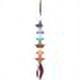 7 Chakra Gemstones Reiki Healing Crystals Hanging Ornament Home Wall Decor for Good Luck Yoga Meditation Protection - Crystal Points