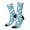 2 Black-2, variant on Panda Flying in the Sky Crew Socks for Men & Women, Breathable Casual Athletic Ankle Socks