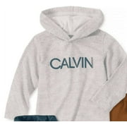 Calvin Klein Jeans Little Boys Pullover Logo Hoodie, Choose Sz/Color Title: 6/Gray Stripe