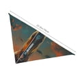 thumbnail image 3 of Naloa Sunset Prairie Meditating Horse Dog Bandanas 1PC Washable Triangle Dog Scarfs Premium Durable Fabric, for Small Medium Large Dogs and Cats, 3 of 6