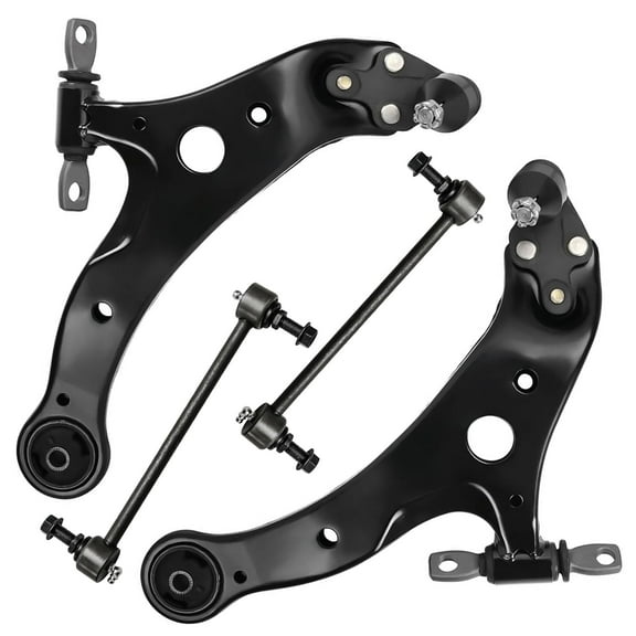 Detroit Axle - Front End Control Arms Kit for Toyota Camry Highlander Solara Lexus ES300 ES330 RX330 RX350 RX400h Lower Control Arms with Ball Joints Assembly Sway Bar Links Replacement