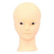 Soumake Professional Female Mannequin Head – Bald, High-Quality Display for Makeup Practice, Eyelash Extensions & Wig Showcases