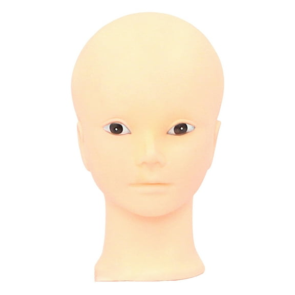 Soumake Professional Female Mannequin Head – Bald, High-Quality Display for Makeup Practice, Eyelash Extensions & Wig Showcases