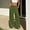 Army Green, variant on JUSLIO Pants for Women Zipper Linen Comfort Waist Elastic Waist with Pockets Fashion Casual Straight Pants