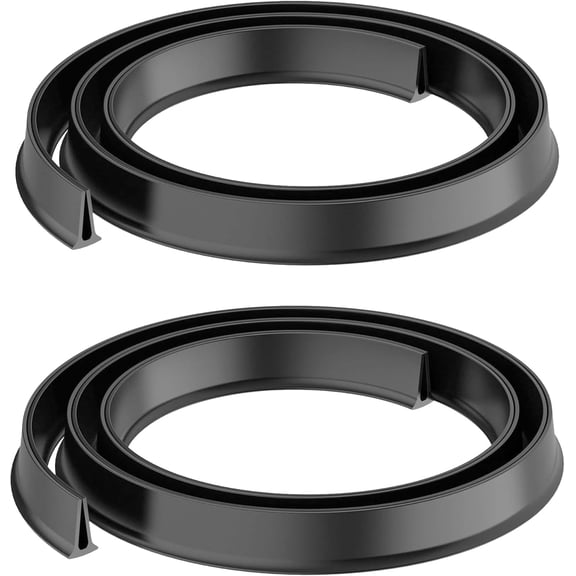 for Larson Storm Door Sweep - Vinyl Rubber Storm Door Bottom Seal Replacement with Weather Stripping for Larson Storm Door Sweep Replacement，CH9030501 Model - 1 Pack (2 Pieces)