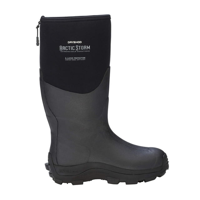 Botas de invierno Dryshod Arctic Storm Hi Waterproof para hombre, color negro y gris