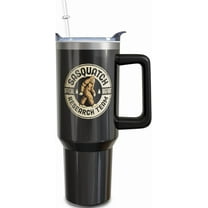 40oz Bigfoot Tumbler with Handle - Gift for Dad & Men, Father''s Day Birthday Christmas Present (Sasquatch Design)