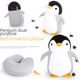 thumbnail image 1 of Almohada de espuma con forma de U de pingüino con forma de dibujos animados, dos en uno, almohada de deformación, almohada para el cuello, almohada de pingüino de doble uso, 1 of 4