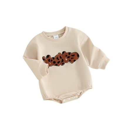 

Emmababy Adorable Infant Baby Clothes with Heart Embroidery Print