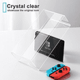 thumbnail image 3 of Clear Protective Case Dust Display Box Cover for Nintendo Switch & OLED , Acrylic Clear casing, 3 of 7