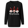 thumbnail image 4 of Aloohaidyvio Christmas Tops,Womens Christmas Sweatshirt Fashion Print Round-Neck Pullover Tops Long Sleeve Comfortable Blouse, 4 of 5