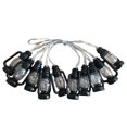 thumbnail image 1 of 2 Metros 10 LED Lámpara de queroseno LED de Halloween Cadena de luces Forma de linternas retro Cadena de luces pequeñas Cadena de lámpara de queroseno para festival de Halloween sin baterías, 1 of 5