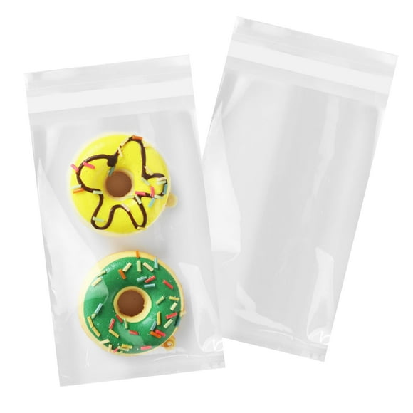 1000 Count - 4" x 6" Self Seal Clear Cello Cellophane Resealable Plastic Poly Bags for Photo, Jewelry, Bakery, Treats, Party Favors