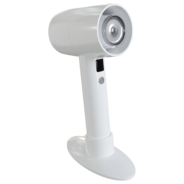 Ventilador Turbo de mano tipo C carga 3 velocidades de viento Mini ventilador helado luz ambiental