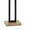 Black & fauxwood, variant on Better Homes & Gardens 61"H Metal Windowpane Floor Lamp, Black Finish with Faux Wood Base