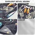 thumbnail image 2 of FORMRS Boys Swim Trunks Quick Dry Mesh Liner Boardshorts Sizes XS-XL, Black Record, 2 of 7