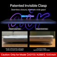 thumbnail image 4 of Funda Soonjet compatible con MacBook Air de 13,6 pulgadas M3 M2 A3113 A2681, 4 of 9
