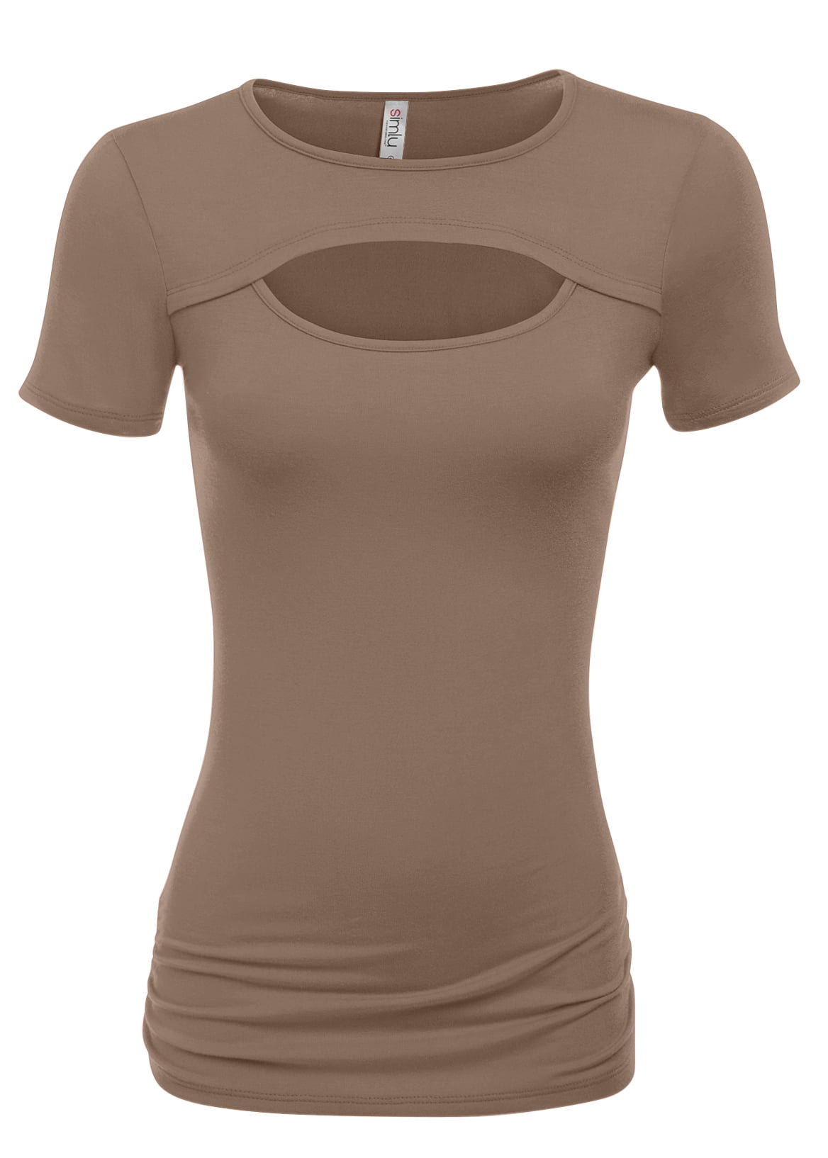 womens keyhole top