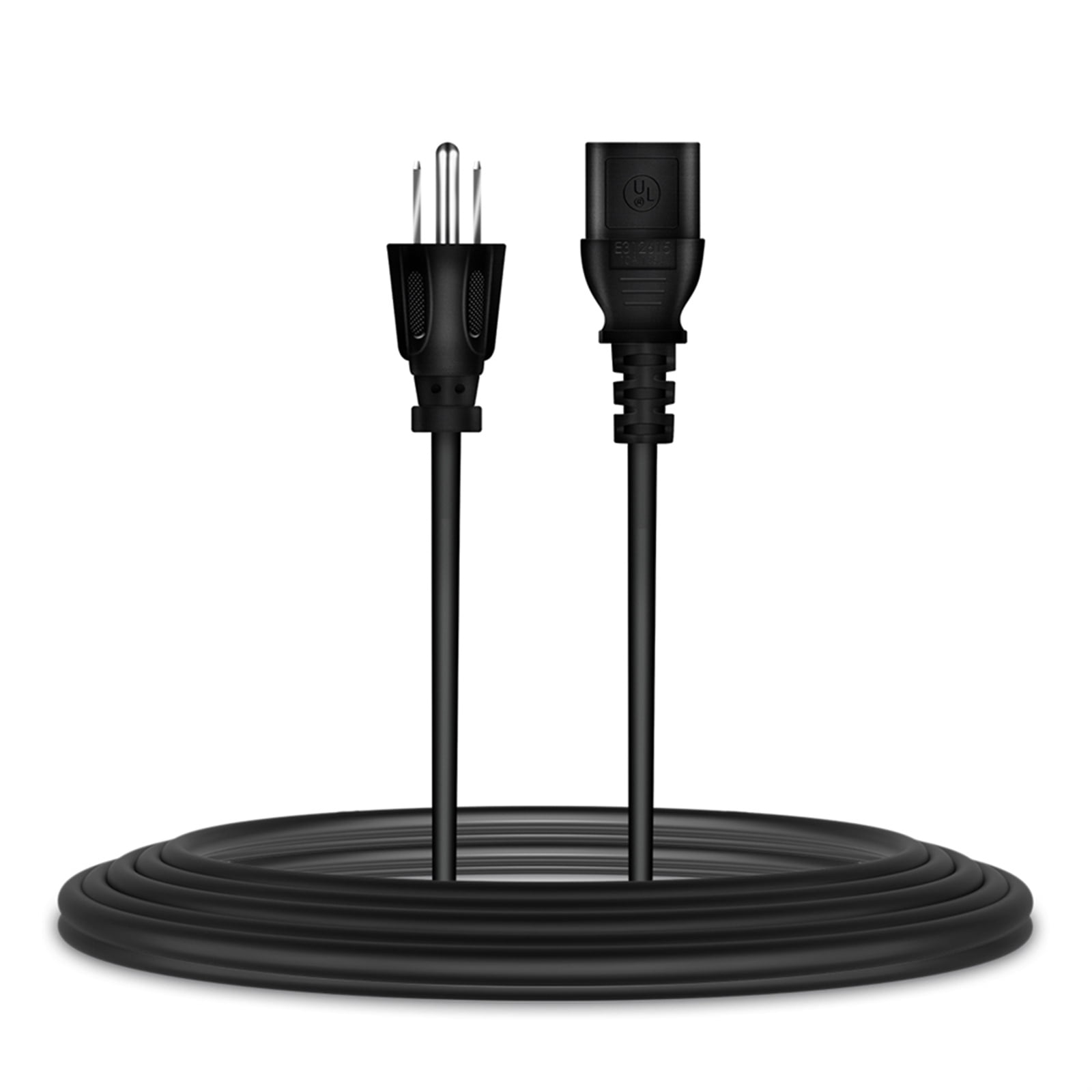 knoflook Aap combineren KONKIN BOO Compatible 5ft/1.5m UL Listed AC Power Cord Outlet Socket Cable  Plug Lead Replacement for Replacement for Lenovo ThinkCentre M58 6258  6258-BY8 Dual Core E5400 Desktop PC - Walmart.com