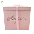thumbnail image 1 of Caja De Regalo Explosión Con Forma cuadrada/regalo Sorpresa/Rosa Panel Decorativo Surprise Box Rosa, 1 of 3