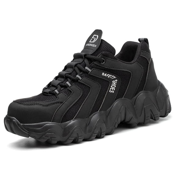 AUXDIQ Work Shoes Men Women Breathable Steel Toe Cap Industrial Trainers Lightweight Construction Sneakers Sport Shoes