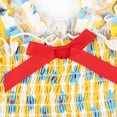 thumbnail image 5 of Oodles Yellow Floral Ruffled Retro Spring Dog Dress, Medium, 5 of 8
