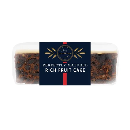 M&S Perfectly Matured Rich Christmas Cake Fruit Bar