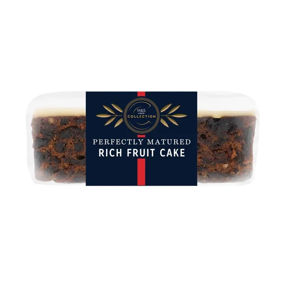 M&S Perfectly Matured Rich Christmas Cake Fruit Bar