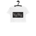 thumbnail image 4 of White Mule4orty Floral Frame Organic Crop Top, 4 of 10