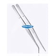 thumbnail image 2 of Beaupretty Stainless Steel Tweezers Angled Straight Curved for Home 2Pcs, 2 of 6