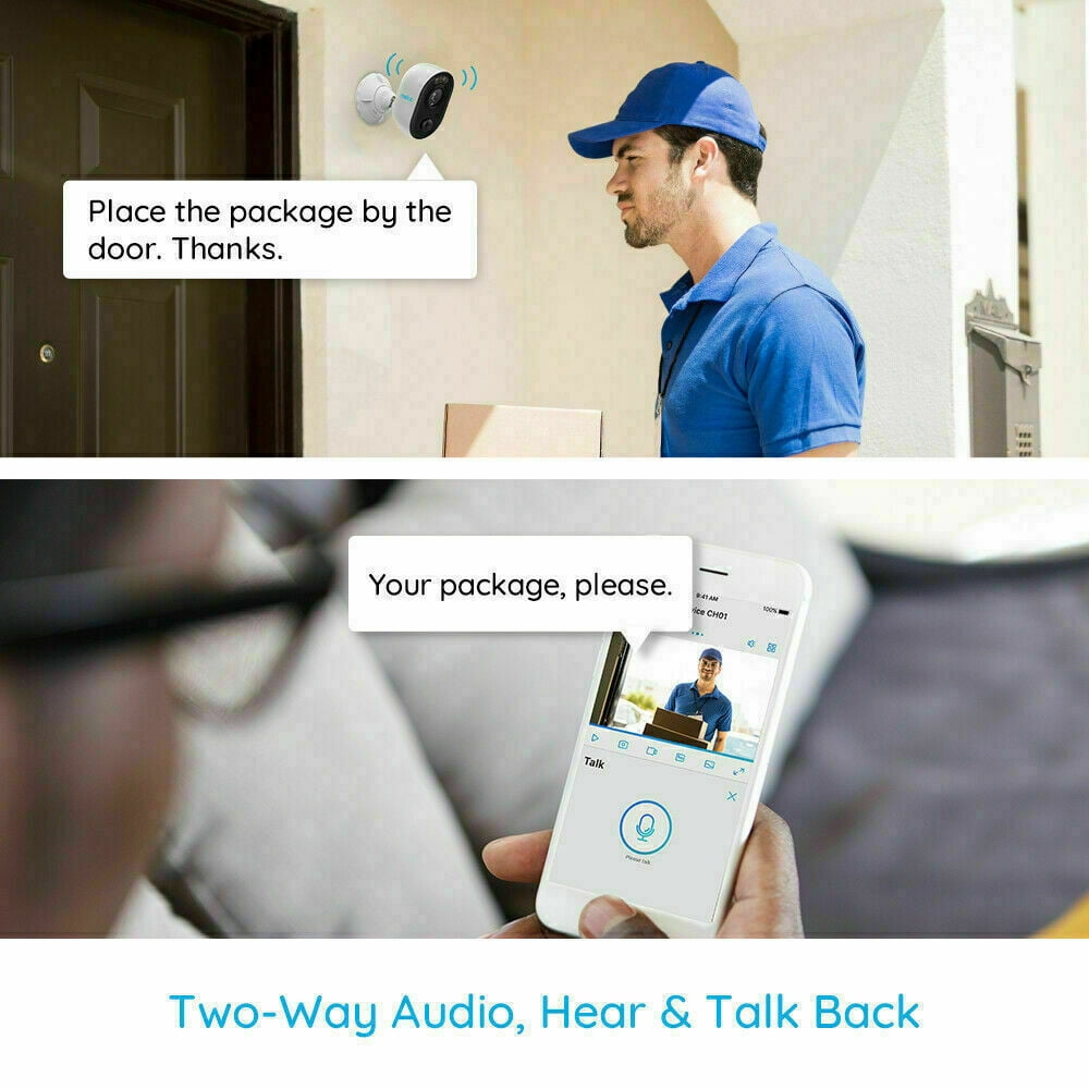 Reolink Lumus 2K 4MP Outdoor WiFi Security Camera with Spotlight, Color Night Vision, PIR Motion Alerts, 2-Way Talk, Siren, IP65 Waterproof, Cube Series Wireless