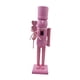 thumbnail image 3 of Figura de Cascanueces, muñeco navideño, 35 cm, regalo de fiesta tradicional, cascanueces Rosa, 3 of 9