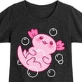 thumbnail image 3 of Instant Message - Kawaii - Axolotl Love - Toddler & Youth Girls Short Sleeve T-Shirt, 3 of 6