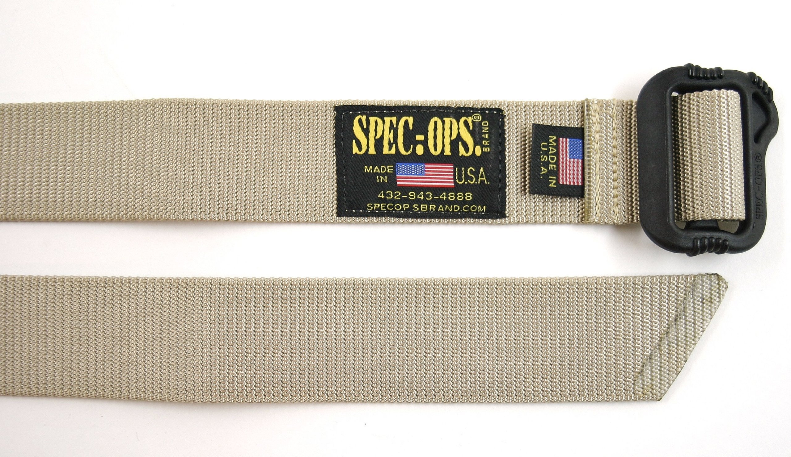 SpecOps Spec.Ops. Brand Stretchy Belt Large Tan